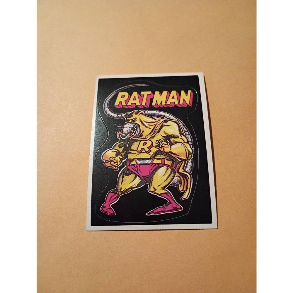 1983 General Mills Zero Heroes Trading Card Sticker Card Vintage #7